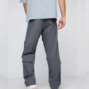 Wholesale Cotton Baggy Jogger Pants for Fashion Boutiques Offering Regular Fit Breathable & Eco-Friendly Features Custom Colors - Product Image 3