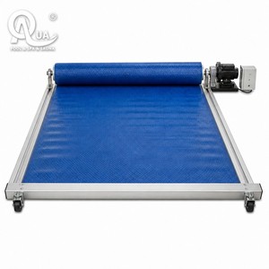 Couverture de piscine automatique rétractable en PVC Water Crown, résistante aux UV, couverture de sécurité électrique pour villa, hôtel, complexe hôtelier - Product Image 6