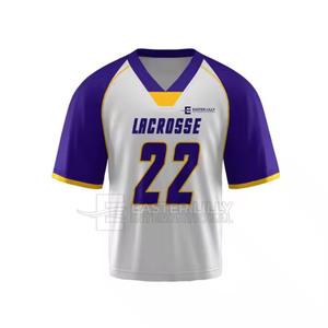 Uniformes de lacrosse personalizados de alta calidad, conjuntos de camisetas y pantalones cortos para equipos deportivos profesionales - Product Image 2