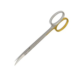 Tijeras Iris de Punta Fina, Acero Inoxidable Quirúrgico, Herramienta de Corte de Precisión, Ideal para Uso Oftalmológico, Dental y Médico - Product Image 1