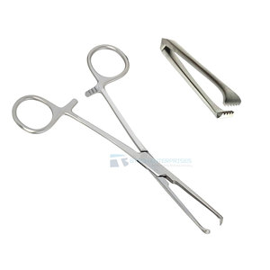 Pince à pansements en acier inoxydable de haute qualité avec logo personnalisé Nouvelle source d'alimentation manuelle élégante Base d'instruments chirurgicaux - Product Image 1