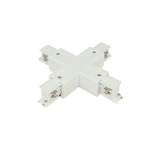 Connettore giunto a forma di X, colore bianco, per CB40103 sistema di binari trifase Bar-illuminazione/binario di illuminazione - Product Image 4