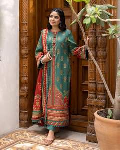 Vêtements traditionnels afghans pour femmes personnalisés Vêtements ethniques en soie et coton du fabricant pour filles 519 Produit à vendre - Product Image 3