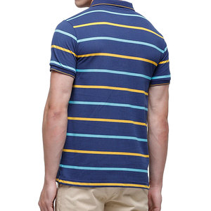 Polo décontracté unisexe grande taille pour homme, manches courtes, couleur unie, tissu en polyester tricoté, logo personnalisé, polo pour homme - Product Image 2