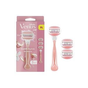 Vente en gros de rasoirs jetables lisses à 3 lames, 3 cartouches - Écologique pour femmes - Product Image 3