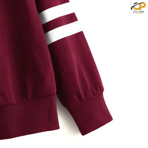 Venta al por mayor logotipo personalizado de Color liso, cremallera sudaderas con capucha de gran tamaño en blanco de moda sudaderas con capucha de manga larga sudaderas con capucha - Product Image 6