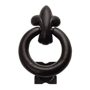 Pujador de Puerta Redondo de Latón, Pujador de Puerta Sólido de Alta Calidad con Acabado Negro Vintage para Decoración de Hogar, Hotel y Villas - Product Image 3