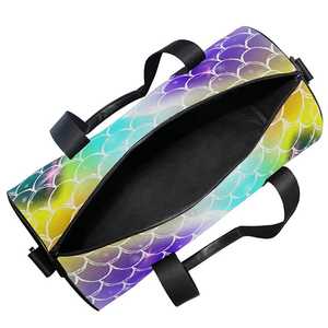 Bolsa de lona deportiva unisex redonda Blink para gimnasio con logotipo personalizado, bolsa de moda de noche duradera de lujo - Product Image 3