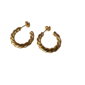 2026 maroc boucles d'oreilles créoles entières fournisseurs conception de coeur en fil boucles d'oreilles utilisation quotidienne pour dames boucles d'oreilles fleur de Ginkgo - Product Image 1