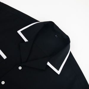 Factory Latest Custom Designer Cuban Camp Collar <b>Button</b> <b>up</b> Cotton Designer Print Bowling <b>Shirts</b> for Men - Product Image 3