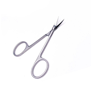 Ciseaux à ongles à cuticules professionnels en gros avec lames incurvées tranchantes en acier inoxydable poignées ergonomiques confortables - Product Image 4