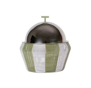 Compact <b>Green</b> and White Stand Chafing Dish Perfect for Catering Small Gatherings and Hot Sale for Efficient <b>Food</b> Service - Product Image 1