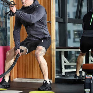 Sudaderas Deportivas de Invierno para Hombre con Cierre Completo, Bordadas, de Secado Rápido, Transpirables, Cómodas, para Entrenamiento, Deportes, Fitness - Product Image 2