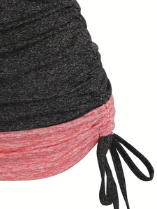 Top Casual 2 en 1 con Cuello Tipo Capucha y Bloques de Color, Talla Grande, Manga Corta, Ropa de Mujer al por Mayor, Hecho en Bangladesh - Product Image 4