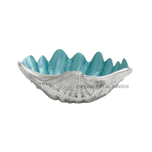 Juego de cuencos de metal redondos triples dorados de lujo al por mayor de fábrica con diseño artístico de mango de hoja para uso decorativo y de servicio - Product Image 5
