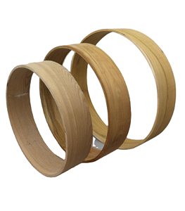 Cerceau de tambour en bois de saule de 10 pouces de diamètre, tambour chamanique de haute qualité, cerceau en bois de chêne rouge premium - Product Image 4