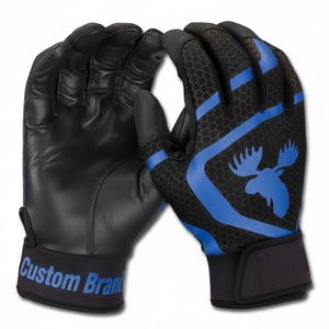 Guantes de Bateo de Softbol y Béisbol Personalizados al Por Mayor, de Cuero Reforzado, Ligeros y de Alto Rendimiento - Product Image 1