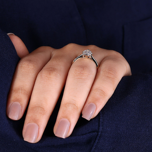 แหวนหมั้นเพชรทรงมาร์ควิสแบบเดี่ยวจากดัตช์ ได้รับการรับรองจาก IGI เพชรเพาะเลี้ยงในห้องปฏิบัติการ แหวนสัญญาสำหรับผู้หญิง ของขวัญวันครบรอบ สไตล์โบราณ - Product Image 3