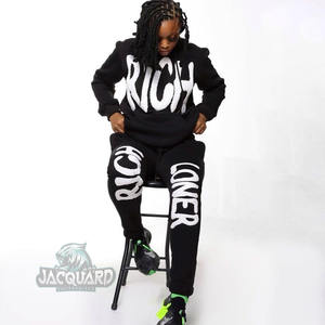 Venta al por mayor de alta calidad chica polar de gran tamaño de poliéster sublimación logotipo personalizado chándales trajes de 2 piezas chándal Jogger - Product Image 3