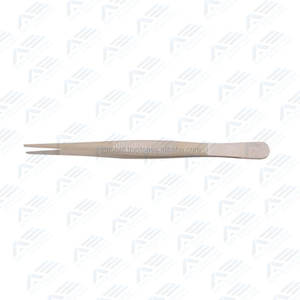 Pinzas de Disección Rectas de 5 Pulgadas, Acero Inoxidable, Mordazas Rectas con Patrón Serrado y Mango Cómodo, Profesional Médico - Product Image 1