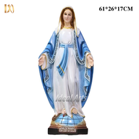 Idéal Arts Fait À La Main Petite Vierge Marie Statue Résine Marie Statue En Gros Religieux Artisanat pour La Maison Autel Église Jardin Décor