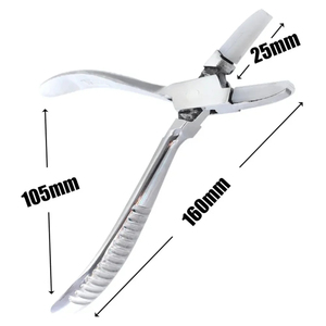 Mini Alicates de punta plana ajustables de acero inoxidable para uso en clínica veterinaria - Product Image 3