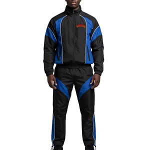 2026 Best Trendy Men Windbreaker <b>Tracksuit</b> Athletic Activewear Set Wind Resistant Jacket Comfortable Breathable Pants Fashion - Product Image 1