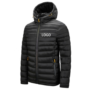 Chaqueta Acolchada con Burbujas para Hombre, MOQ Bajo, Chaqueta Inflable de Alta Calidad para Exteriores, Invierno, Negra, Marca Personalizada, Envío DDP - Product Image 3