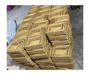 Bandejas de ratán para servir, venta al por mayor, bandeja de ratán hecha a mano a granel, cesta Natural para regalo, almacenamiento de exhibición de frutas, uso de decoración del hogar - Product Image 3