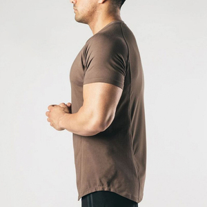 T-shirt pour homme 100% coton écologique personnalisé 350g respirant demi-manches couleur noire - Product Image 2