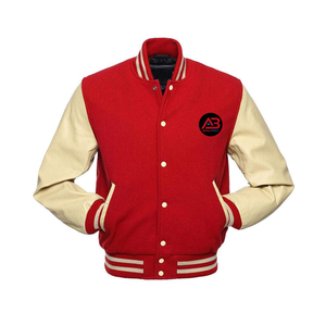 Meilleure vente de veste universitaire en toile décontractée pour hommes, haute qualité, respirante, confortable, col montant, hiver, service OEM 100% laine - Product Image 1