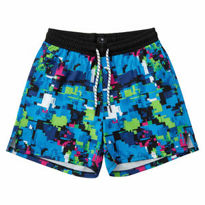 Pantalones Cortos de Baloncesto Personalizados para Hombre, Pantalones Cortos Transpirables de Doble Capa, Informales, Ligeros, Verano, 100% de Poliéster - Product Image 1