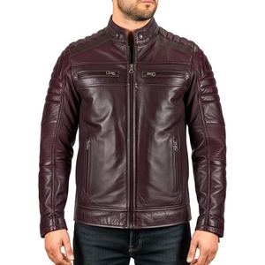 Veste de motard en cuir d'agneau de qualité supérieure en cuir souple souple avec des détails intemporels - Product Image 6
