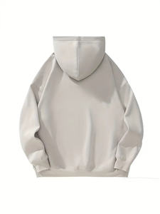 Sweat à capuche personnalisé en molleton de haute qualité, créez votre propre design et votre logo, bases du sweat à capuche en coton mélangé. - Product Image 2