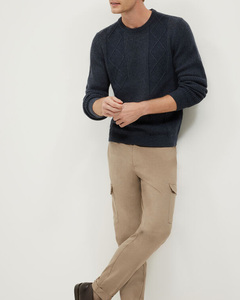 Premium hommes sweat pull à manches longues pull chaud polaire Streetwear avec logo personnalisé et broderie pour vêtements d'hiver - Product Image 6