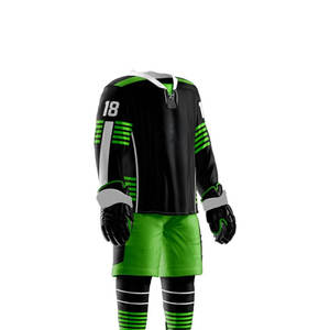ชุดเครื่องแบบฮ็อกกี้น้ำแข็งแบบระเหิดสำหรับผู้ใหญ่100% โพลีเอสเตอร์แห้งเร็วไร้รอยต่อสำหรับผู้ชายและผู้หญิง - Product Image 1