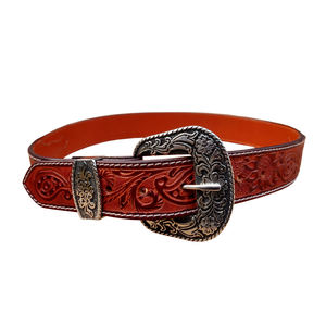 เข็มขัดหนังวัวแท้แบบสั่งทำล่าสุดเข็มขัดปักแบบตะวันตกพร้อมลูกปัดทำด้วยมือแบบตะวันตก - Product Image 2