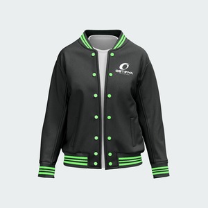 High Quality Men's Varsity Jacket with Front Logo Custom Printed Windproof & Quick Dry Casual Wear for Wholesale - Product Image 5