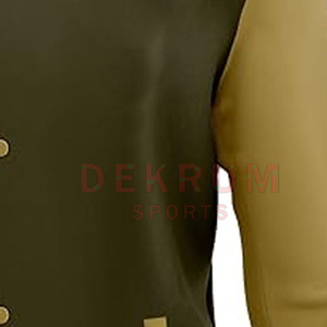 Chaqueta Varsity de Invierno Personalizada para Hombre, Nuevo Estilo, Resistente al Viento, con Cuello Alto de Lana, Transpirable, Ecológica, Color Personalizado - Product Image 5