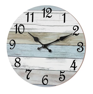 Horloge murale en bois décorations suspendues décorations grande horloge décorative horloge à Quartz cadeaux salons chambres cafés - Product Image 5