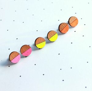 Handmade Eco Friendly <b>Wood</b> Stone Stud Ethnic Earrings Long <b>Wood</b> Beads Jewelry High Quality Best on Market From <b>STAR</b> CRAFTS INDIA - Product Image 4