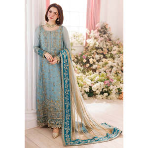 Charizma dastan-E-jashan ชุดสูทผู้หญิงผ้าชีฟองหรูหราคอลเลกชัน DJR6-05-TC-1651 - Product Image 1
