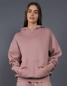 เสื้อฮู้ดดี้ผ้าพลัฌหนานุ่มแบบใหม่ ขนาด US 400G สำหรับผู้ชาย สไตล์อเมริกัน ทรงหลวม ไหล่ตก สีพื้น เหมาะสำหรับคู่รัก ใส่ได้ทั้งฤดูใบไม้ร่วงและฤดูหนาว - Product Image 5