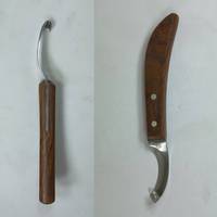 Coupe-ongles vétérinaire à lame courbée pour gaucher, réutilisable, manche multicouche, certifié ISO13485 CE, pour chèvres, moutons, porcs