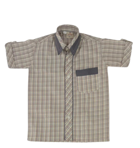 Camisetas de uniforme escolar con logotipo personalizado unisex con bolsillo modelo de lujo de alta calidad al por mayor - Product Image 3