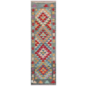 พรมกิลิม ไมมาณา อัฟกานิสถาน ขนาด 200 x 61 ซม. พรมปูพื้นและชุดพรม - Product Image 1