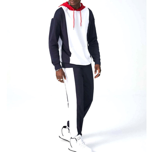 Survêtement surdimensionné pour hommes, jogging en polaire délavée à l'acide, ensemble de sweats à capuche délavés avec logo, hiver, grande taille - Product Image 4
