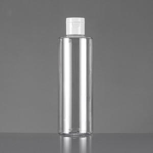 Emballage cosmétique, contenants en plastique, PET transparent, impression d'écran, pompe de distribution, flacon cylindrique pour nettoyant, lotion - Product Image 1