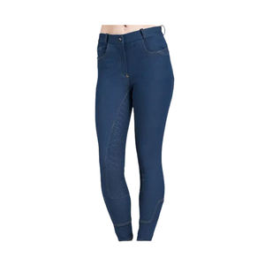 New Design Equestrian Clothing on 4 Way <b>Stretch</b> <b>Denim</b> Jodhpurs Pants Custom Manufacturing Stylish Horse Riding Breeches - Product Image 3