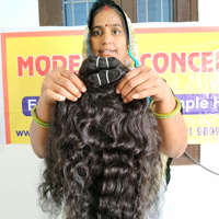 Mèches ondulées de cheveux cambodgiens bruts non traités, vendeur en gros de cheveux humains indiens, cheveux humains vierges vietnamiens à cuticule alignée